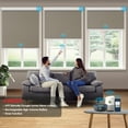 thumbnail image 1 of Keego Motorized Shade Remote Control App Control Voice Control Silent Rechargeable Blackout Roller Blinds Auto Window Blinds Rosy Brown,48.0"w x 36"h, 1 of 8