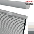 thumbnail image 1 of Keego New Energy Saving Heat Insulating Celluar Shades Honeycomb Window Blinds Light Blocking Blackout Gray Color 37.0"w x 56.0"h, 1 of 8