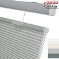 thumbnail image 1 of Keego New Energy Saving Heat Insulating Celluar Shades Honeycomb Window Blinds Light Filtering Gray Color 33.5"w x 56.0"h, 1 of 8