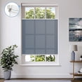 thumbnail image 1 of Keego New Upgraded No Drill Cellular Shades Top Down Bottom Up Honeycomb Blinds Cordless Window Blinds Easy to Install Cellular Shade for Windows, Light Filtering - SlateBlue, 42"W x 64"H, 1 of 8