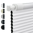 thumbnail image 1 of Keego No Drill Cordless Blind for Windows Blackout Cellular Window Shades No Tool Honeycomb Blinds Shades for Home, Easy To Install, White, 52.5"W x 36"H, 1 of 9
