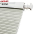 thumbnail image 1 of Keego No Drilling Cordless Cellular Shades Honeycomb Window Blinds Easy Installation Heat Insulating Noise Reducing Curtains Semi-Blackout Silver, 24.5"w x 70"h, 1 of 8