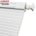 thumbnail image 1 of Keego No Drilling Cordless Cellular Shades Honeycomb Window Blinds Easy Installation Heat Insulating Noise Reducing Curtains Semi-Blackout White, 45.0"w x 66"h, 1 of 8