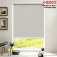 thumbnail image 1 of Keego No Drilling Roller Shades for Home Windows Shade UV Protection Blackout Privacy Customizable Color and Size Grey 30"W x 72"H, 1 of 8