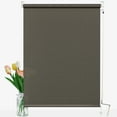 thumbnail image 1 of Keego Outdoor Roller Shades for Patio, Roll up Shade for Outside, Sun Roller Shade Cloth Roll Blinds Cordless Waterproof for Porch Gazebo Pergola Balcony Backyard - Coffee, 30.5"W x 48"H, 1 of 7