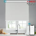 thumbnail image 1 of Keego Roller Sun Shade Motorized Blinds Smart Blind Blackout Window Roller Shade with Valance Insulation Remote Control Custom Rechargeable Battery Child Safety Gray 27"w x 40"h, 1 of 8