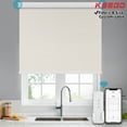thumbnail image 1 of Keego Roller Sun Shade Motorized Blinds Smart Blind Window Shades Blackout Roller Shade with Insulation Remote Control Custom Beige 44"w x 40"h, 1 of 8