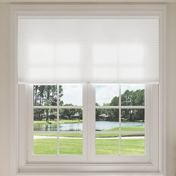 Keego Shades Cordless Cellular Blinds Double Single Cell Light Filtering Window Blinds Premium Honeycomb Shades Thermal Insulated Blinds (Cotton-Light Filtering, 31"W x 48"H)