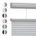 thumbnail image 1 of Keego Top Down Bottom Up Shades Cordless Cellular Blindss Double Single Cell Window Blinds Light Filtering Honeycomb Shades Thermal Insulated Blinds(Gray Sheen-Light Filtering, 44"W x 48"H), 1 of 6