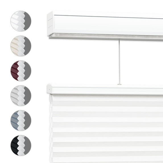 Keego Top Down Bottom Up Shades Cordless Cellular Blindss Double Single Cell Window Blinds Light Filtering Honeycomb Shades Thermal Insulated Blinds(Cotton-Light Filtering, 69"W x 78"H)