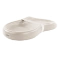 thumbnail image 1 of Peanut® Changer – The Original Made in USA Easy-to-Clean Changing pad and The only Shell Over Foam, Fully impermeable to Fluid, Vanilla, 1 of 6