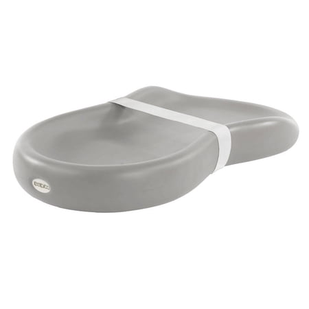 Peanut® Changer – The Original Made in USA Easy-to-Clean Changing pad and The only Shell Over Foam, Fully impermeable to Fluid - Gray