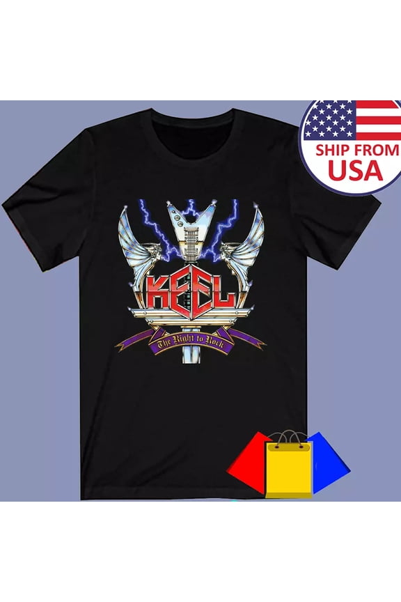 Keel The Right Men's Black T-Shirt Size S to 5XL CG989