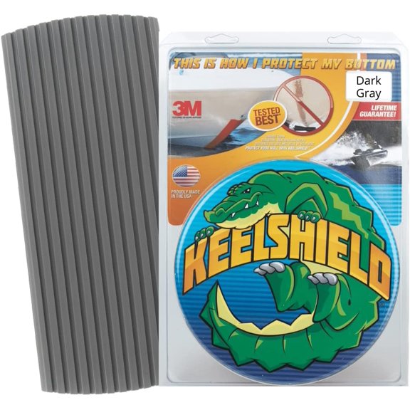 KeelShield KS-4DGY Keel Protector (4-Feet, Dark Grey)