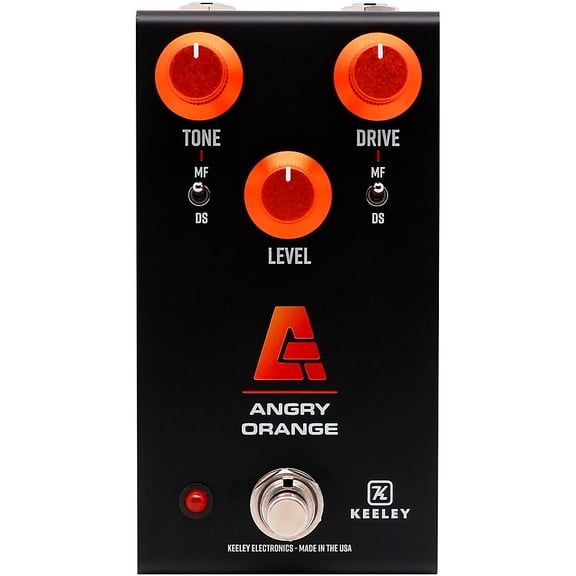 Keeley Electronics Angry Orange Distortion & Fuzz Effects Pedal Black/Orange
