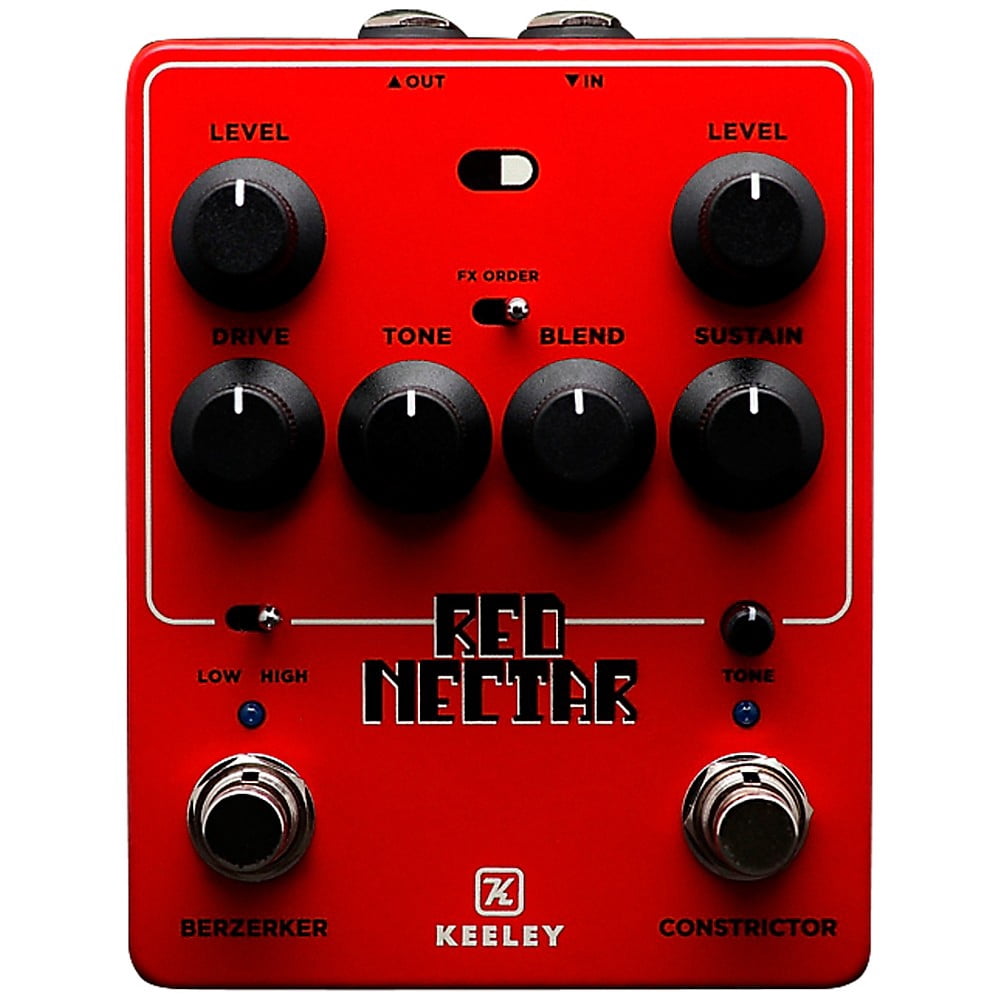 Keeley Electronics Red Nectar Overdrive & Compressor Pedal - Red