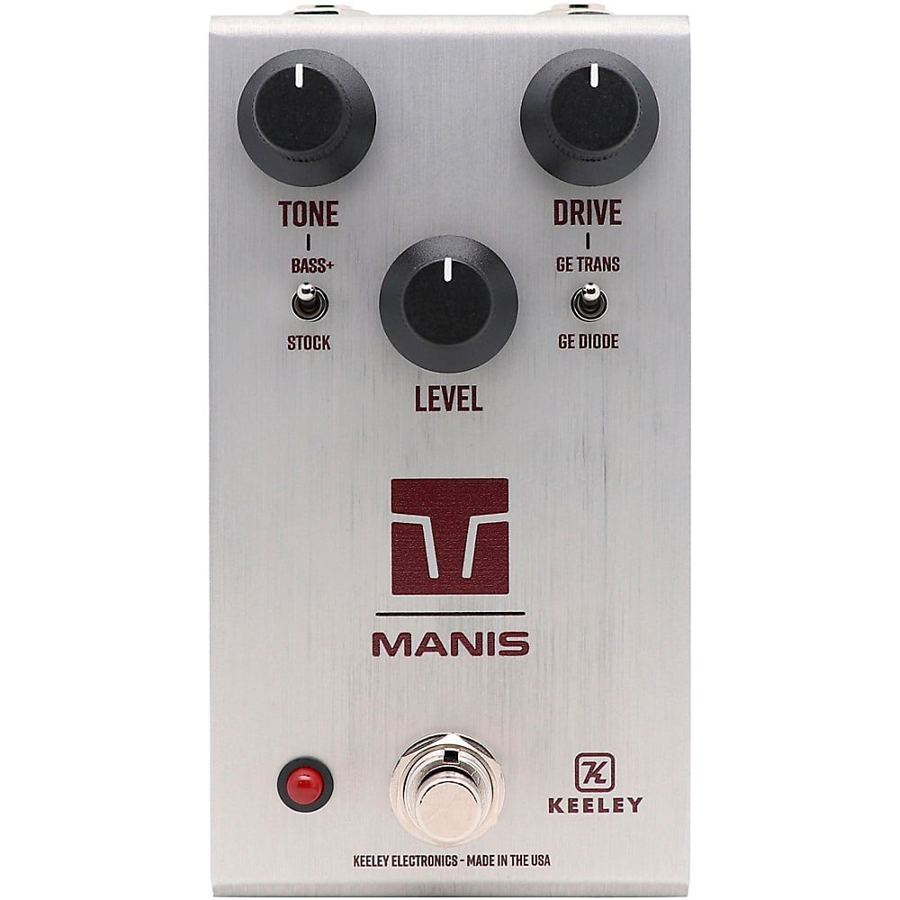 Keeley Electronics Manis Overdrive Effects Pedal - Silver
