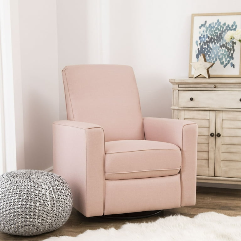 Pink nursery sale recliner