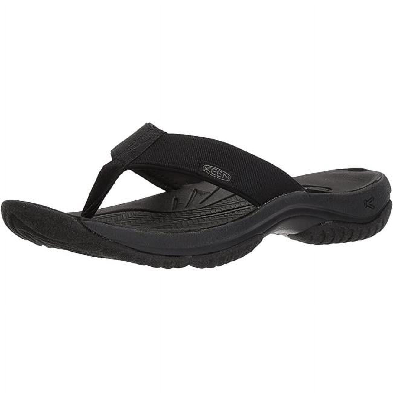 Keen 1018490-11 Mens Kona Flip Flat Sandal, Black  display picture 2