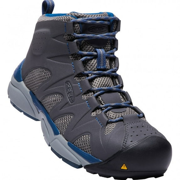 Keen 1018648W: Men's Wide San Antonio Gargoyle/Blue Opal Industrial Shoes (11.5 W US Men)