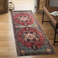 thumbnail image 1 of Keen Home Design Machine Washable Area Rugs with Non-slip Backing, Ideal for Hallway, Living Room, Bedroom, Kitchen and Laundry Room, Vintage Moroccan and Low Pile Rug - ( 2'6'' x 10'), 1 of 9