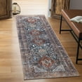 thumbnail image 1 of Keen Home Design Machine Washable Area Rugs with Non-slip Backing, Ideal for Hallway, Living Room, Bedroom, Kitchen and Laundry Room, Vintage Moroccan and Low Pile Rug - ( 2'6'' x 7'), 1 of 9