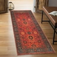 thumbnail image 1 of Keen Home Design Machine Washable Area Rugs with Non-slip Backing, Ideal for Hallway, Living Room, Bedroom, Kitchen and Laundry Room, Vintage Moroccan and Low Pile Rug - ( 2'6'' x 10'), 1 of 9