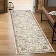 thumbnail image 1 of Keen Home Design Machine Washable Area Rugs with Non-slip Backing, Ideal for Hallway, Living Room, Bedroom, Kitchen and Laundry Room, Vintage Moroccan and Low Pile Rug - ( 2'6'' x 7'), 1 of 9