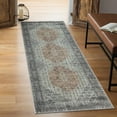 thumbnail image 1 of Keen Home Design Machine Washable Area Rugs with Non-slip Backing, Ideal for Hallway, Living Room, Bedroom, Kitchen and Laundry Room, Vintage Moroccan and Low Pile Rug - ( 2'6'' x 10'), 1 of 9