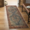thumbnail image 1 of Keen Home Design Machine Washable Area Rugs with Non-slip Backing, Ideal for Hallway, Living Room, Bedroom, Kitchen and Laundry Room, Vintage Moroccan and Low Pile Rug - ( 2'6'' x 7'), 1 of 9