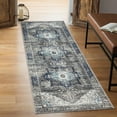 thumbnail image 1 of Keen Home Design Machine Washable Area Rugs with Non-slip Backing, Ideal for Hallway, Living Room, Bedroom, Kitchen and Laundry Room, Vintage Moroccan and Low Pile Rug - ( 2'6'' x 7'), 1 of 9
