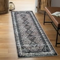 thumbnail image 1 of Keen Home Design Machine Washable Area Rugs with Non-slip Backing, Ideal for Hallway, Living Room, Bedroom, Kitchen and Laundry Room, Vintage Moroccan and Low Pile Rug - ( 2'6'' x 10'), 1 of 9