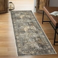 thumbnail image 1 of Keen Home Design Machine Washable Area Rugs with Non-slip Backing, Ideal for Hallway, Living Room, Bedroom, Kitchen and Laundry Room, Vintage Moroccan and Low Pile Rug - ( 2'6'' x 7'), 1 of 9