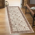 thumbnail image 1 of Keen Home Design Machine Washable Area Rugs with Non-slip Backing, Ideal for Hallway, Living Room, Bedroom, Kitchen and Laundry Room, Vintage Moroccan and Low Pile Rug - ( 2'6'' x 7'), 1 of 9
