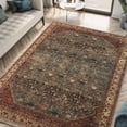 thumbnail image 1 of Keen Home Design Machine Washable Area Rugs with Non-slip Backing, Ideal for Hallway, Living Room, Bedroom, Kitchen and Laundry Room, Vintage Moroccan and Low Pile Rug ( 3' x 5' ), 1 of 9