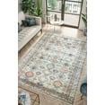 thumbnail image 1 of Keen Home Design Machine Washable Area Rugs with Non-slip Backing, Ideal for Hallway, Living Room, Bedroom, Kitchen and Laundry Room, Vintage Moroccan and Low Pile Rug - ( 4' x 6' ), 1 of 9