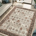 thumbnail image 1 of Keen Home Design Machine Washable Area Rugs with Non-slip Backing, Ideal for Hallway, Living Room, Bedroom, Kitchen and Laundry Room, Vintage Moroccan and Low Pile Rug - ( 4' x 6' ), 1 of 9