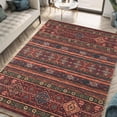 thumbnail image 1 of Keen Home Design Machine Washable Area Rugs with Non-slip Backing, Ideal for Hallway, Living Room, Bedroom, Kitchen and Laundry Room, Vintage Moroccan and Low Pile Rug - ( 4' x 6' ), 1 of 9