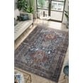 thumbnail image 1 of Keen Home Design Machine Washable Area Rugs with Non-slip Backing, Ideal for Hallway, Living Room, Bedroom, Kitchen and Laundry Room, Vintage Moroccan and Low Pile Rug - ( 4' x 6' ), 1 of 9