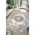 thumbnail image 1 of Keen Home Design Machine Washable Area Rugs with Non-slip Backing, Ideal for Hallway, Living Room, Bedroom, Kitchen and Laundry Room, Vintage Moroccan and Low Pile Rug - ( 5' x 7' ), 1 of 9
