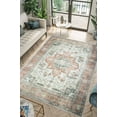 thumbnail image 1 of Keen Home Design Machine Washable Area Rugs with Non-slip Backing, Ideal for Hallway, Living Room, Bedroom, Kitchen and Laundry Room, Vintage Moroccan and Low Pile Rug - ( 6' x 9' ), 1 of 9