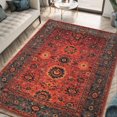 thumbnail image 1 of Keen Home Design Machine Washable Area Rugs with Non-slip Backing, Ideal for Hallway, Living Room, Bedroom, Kitchen and Laundry Room, Vintage Moroccan and Low Pile Rug - ( 9' x 12' ), 1 of 9