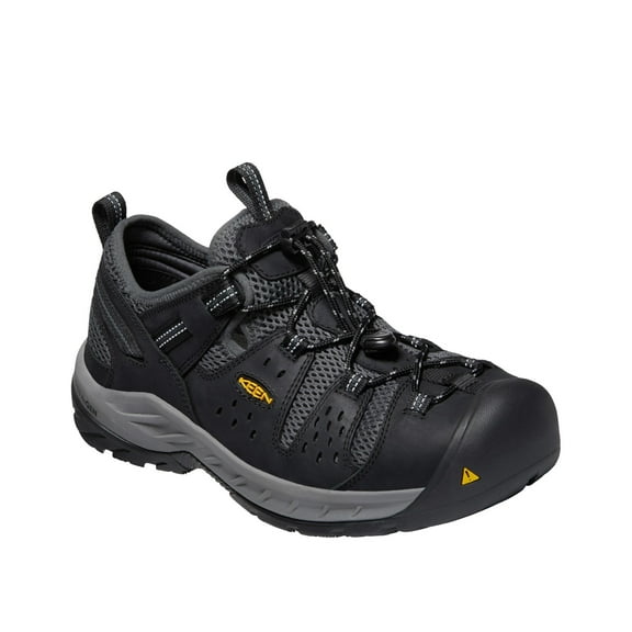 Keen Men's Atlanta Cool Ii Work Shoes Steel Toe Black 9.5 D(M) US
