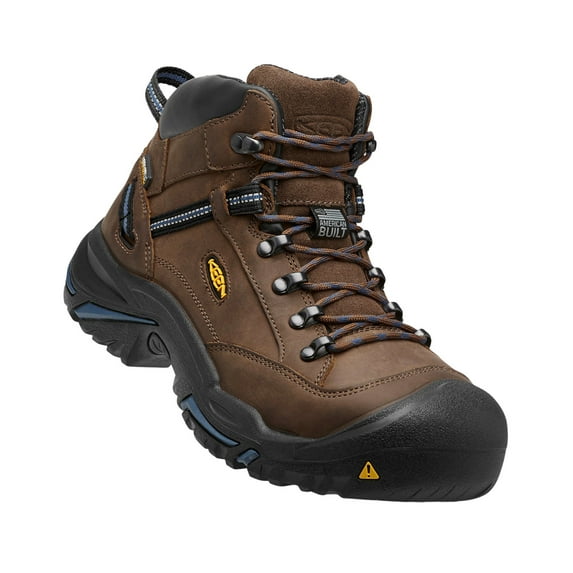 Keen Men's Braddock Waterproof Work Boot Steel Toe Brown 8 EE US