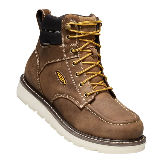 Keen Men's Cincinnati 6" Waterproof Boot Round Toe Brown 9 D(M) US