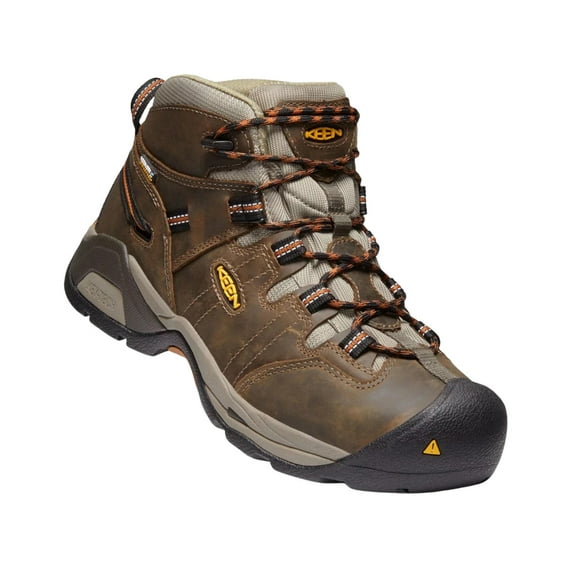 Keen Men's Detroit Xt Waterproof Work Boot Soft Toe Brown 13 EE US