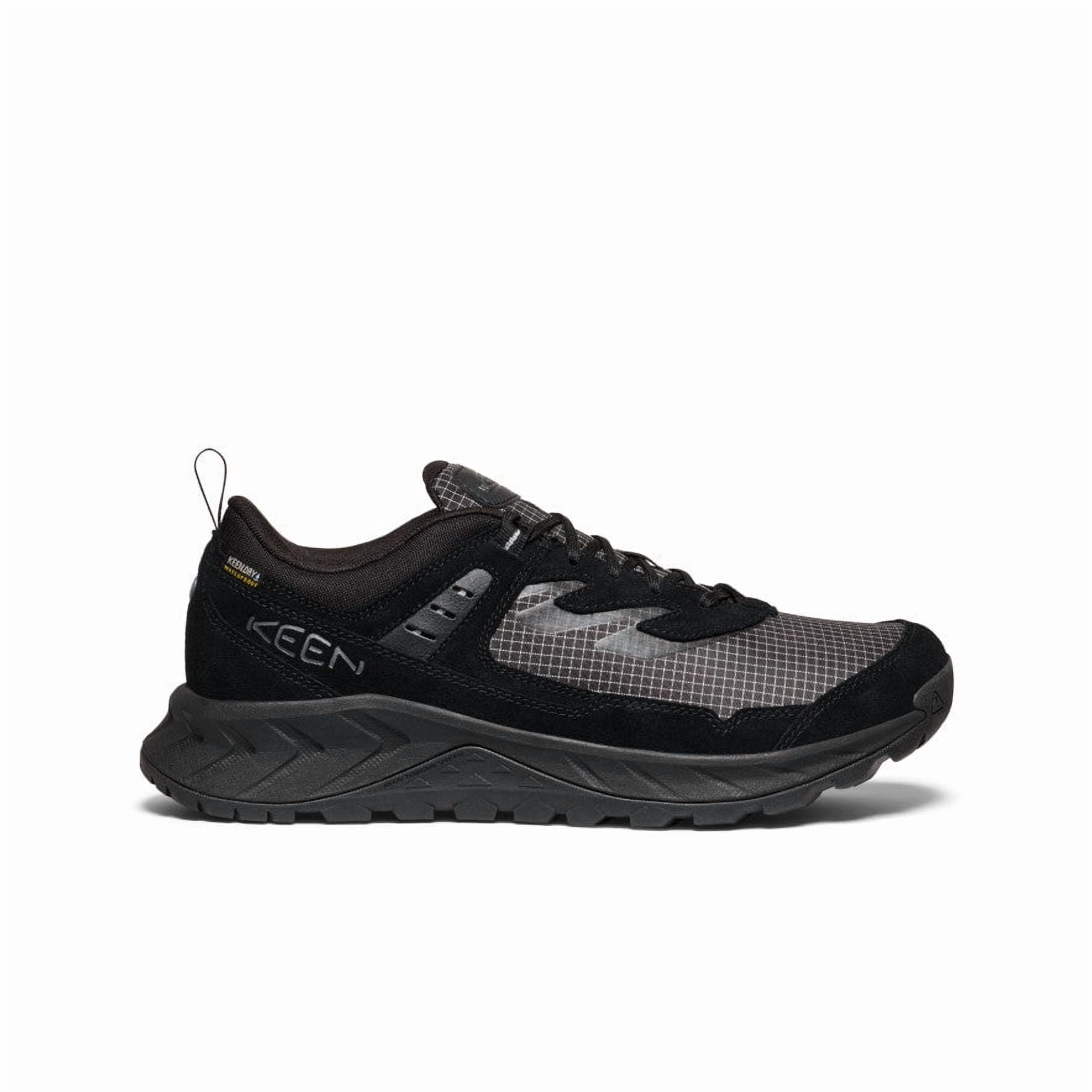 Keen Men's Hightrail Exp Waterproof Hiking Shoes, Black/Magnet, Size 12