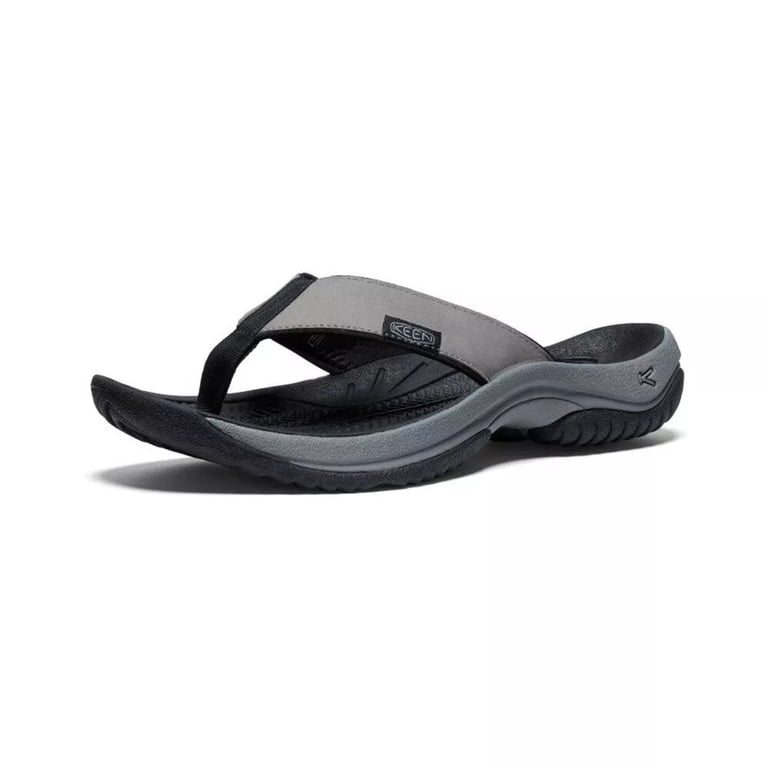 Keen Mens 15 Kona Flip Flop Sandals Shoes Gray Slide Outdoors Slip On Beach Keen Kona Men main image 3