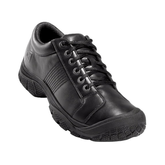 Keen Men's Ptc Oxford Work Shoes Round Toe Black 11 D(M) US