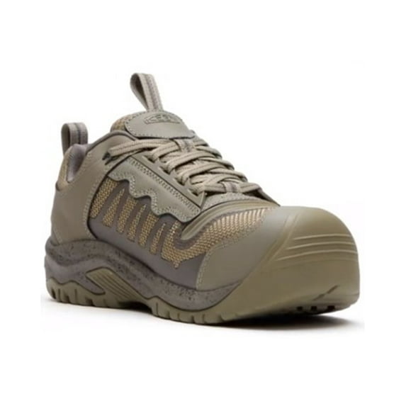 Keen Men's Reno Low Waterproof Work Shoes Composite Toe Mahogany 13 EE US